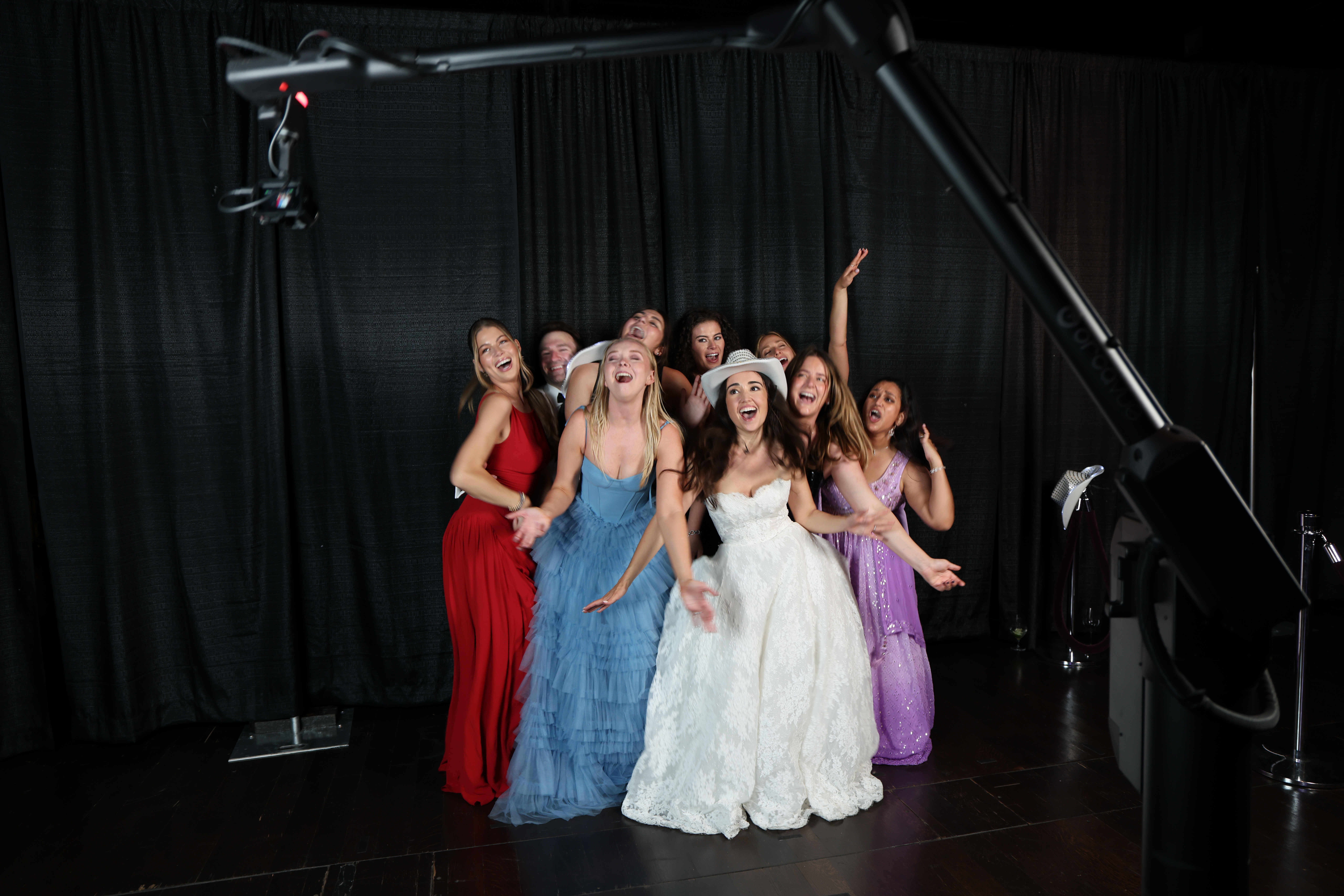 Tobin Wedding party uses the glambot